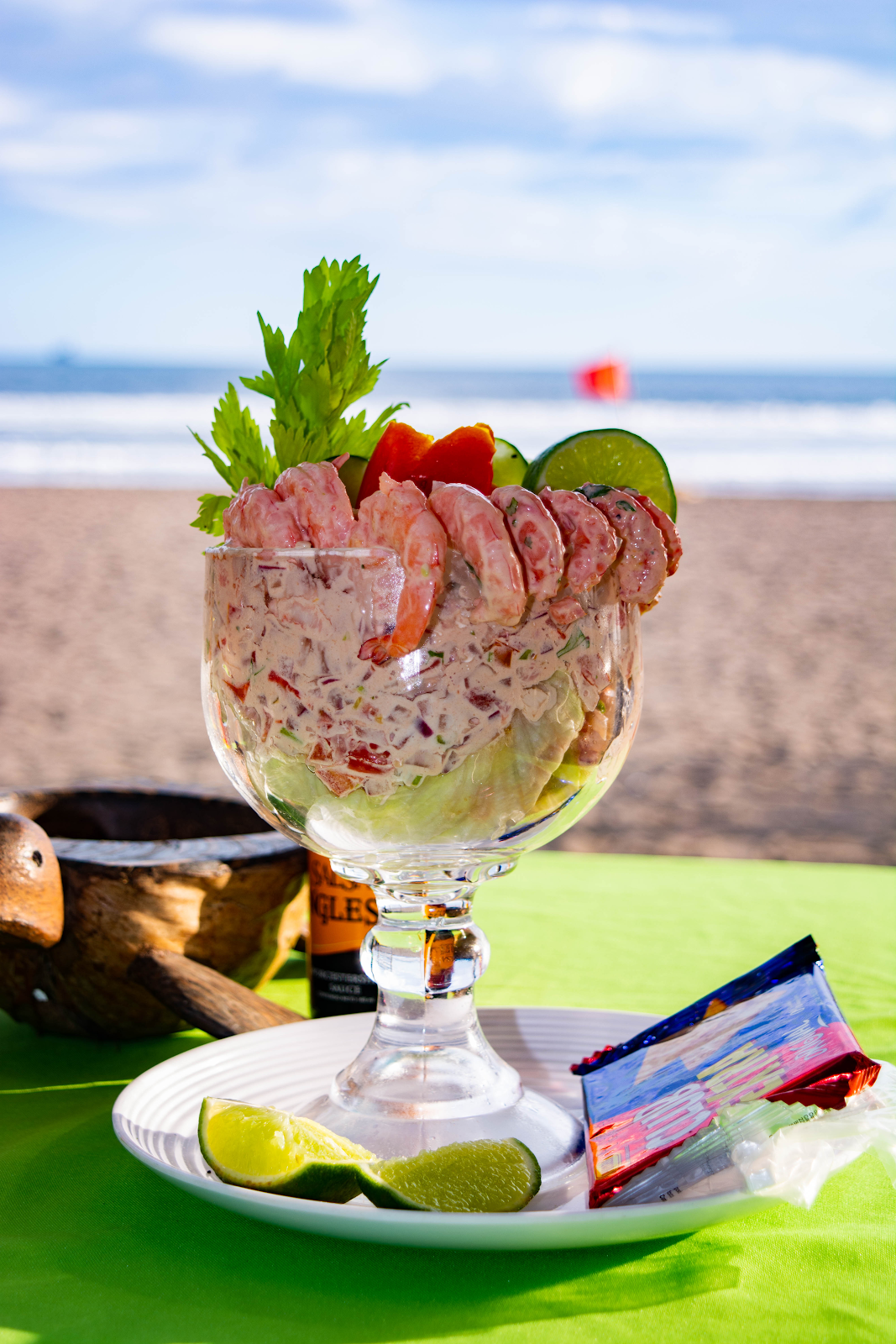 Cóctel de camarón de Restaurante Vista al Mar